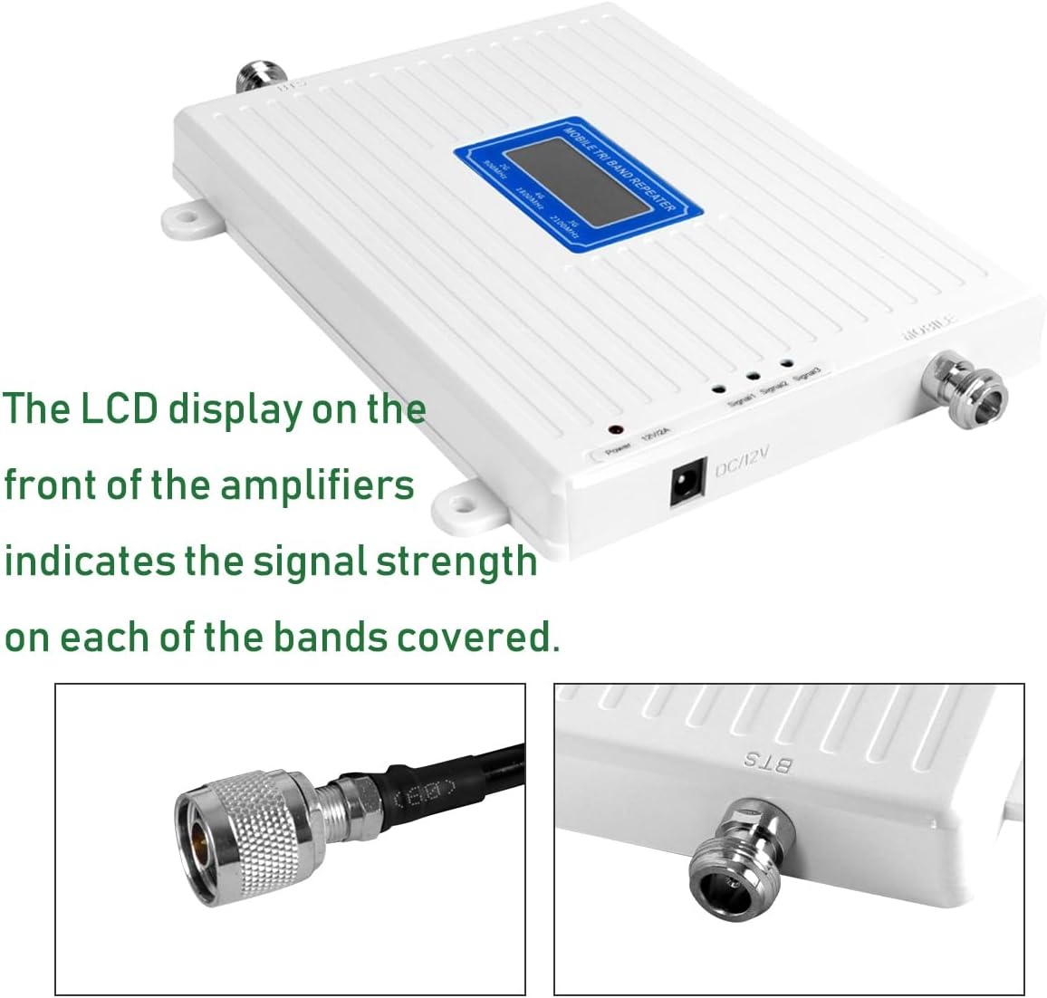 Universele Tri-Band Signaalversterker 2G/3G/4G LTE Kit - 48% Korting!