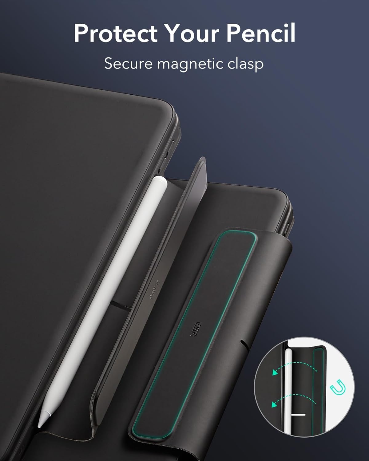 41% Korting: Antraciet Toetsenbordhoes iPad Air 11" M2/Pro 11" met Trackpad