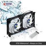 Dubbel Ventilatiesysteem 12V IP55 met Timer & Snelheidsregelaar - 36% Korting