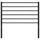 VidaXL Hoofdbord Metaal Zwart 100 cm - 56% Korting!