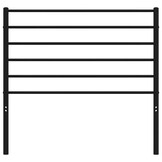 vidaXL Hoofdbord Metaal Zwart 100cm - 71% Korting!