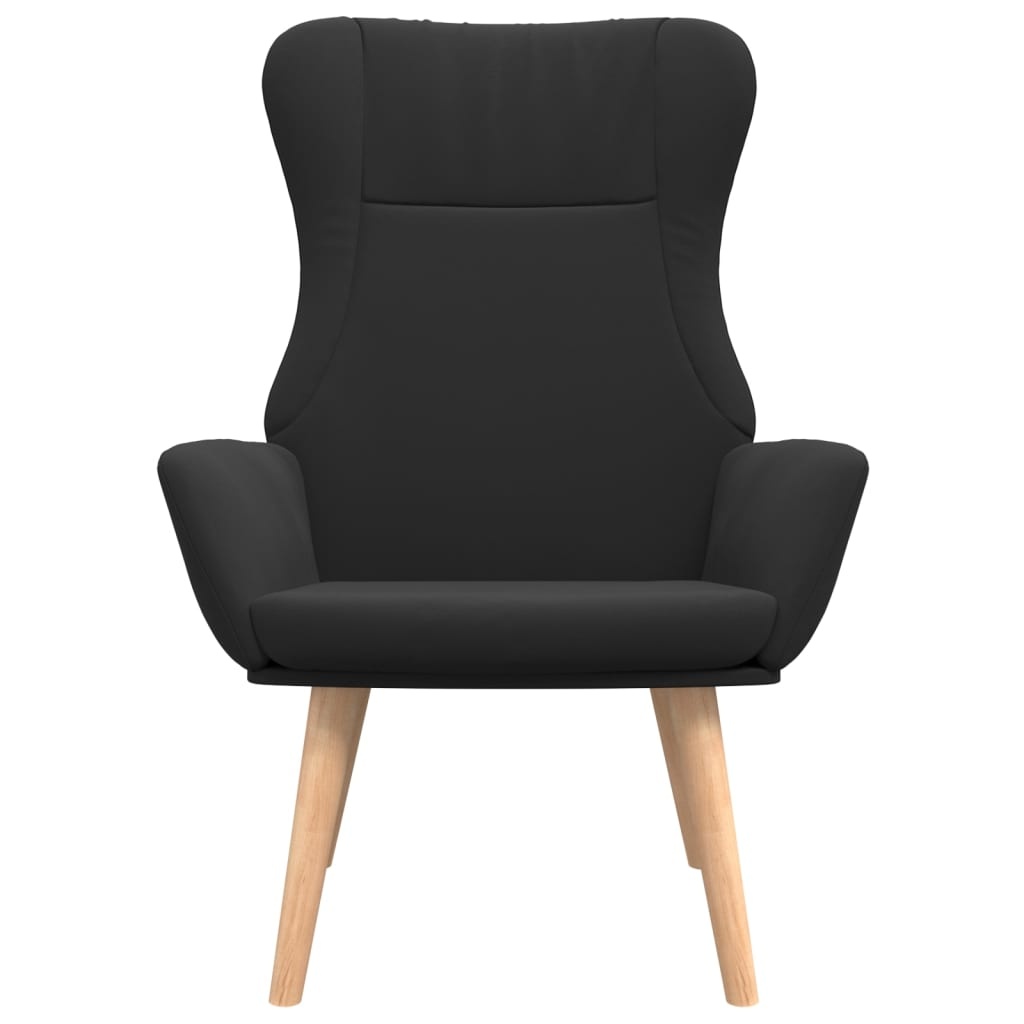 VidaXL Relaxstoel Stof Zwart - 56% Korting