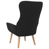 VidaXL Relaxstoel Stof Zwart - 56% Korting