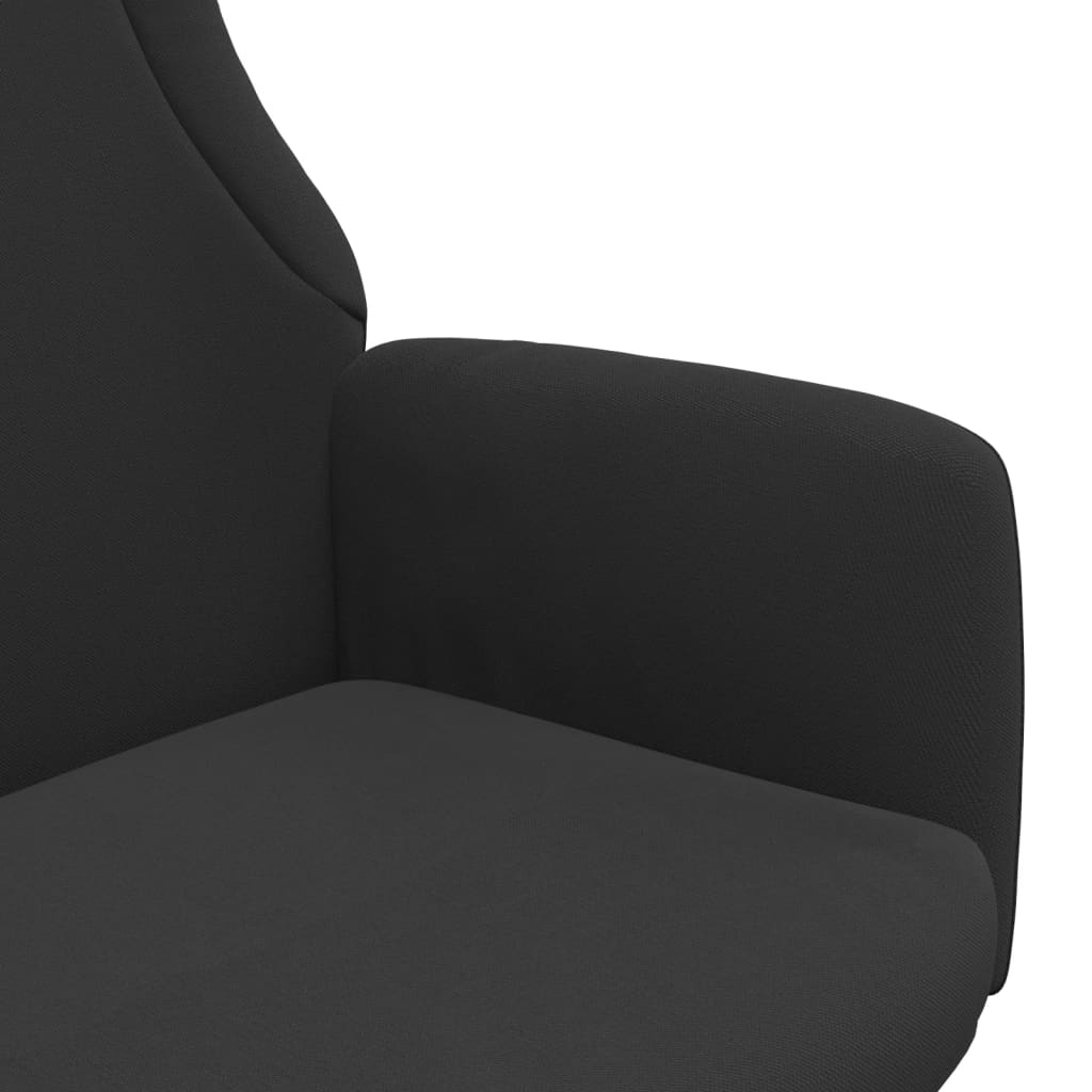 VidaXL Relaxstoel Stof Zwart - 56% Korting