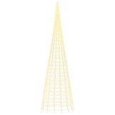 VidaXL LED Kerstboom Vlaggenmast 800cm, 3000 LEDs Warm Wit - 52% Korting!