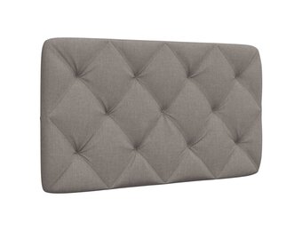 vidaXL Hoofdkussen Taupe Stof 80 cm - 58% Korting!