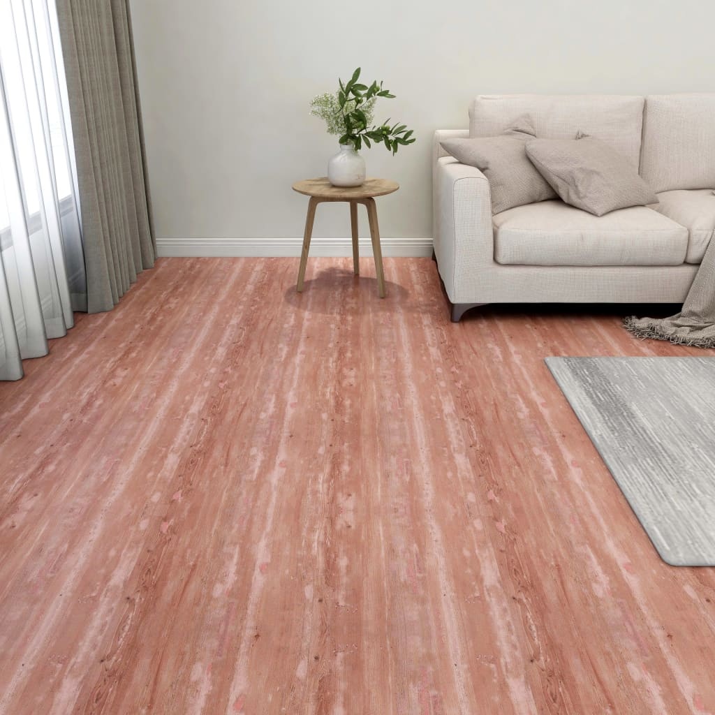 PVC Vloerplanken Zelfklevend - Rood - 72% Korting