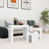 vidaXL 3-delige Tafeltjes met 60% Korting