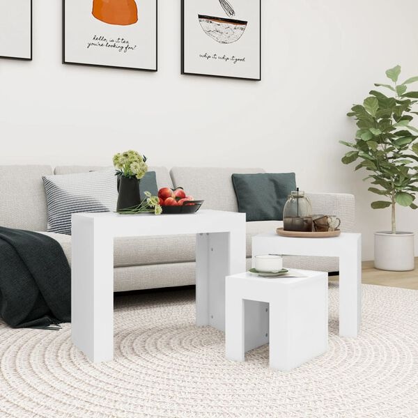 vidaXL 3-delige Tafeltjes met 60% Korting