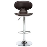 Bruine Kunstleren Barstoelen - Set van 2 - 65% Korting
