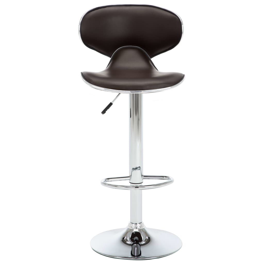 Bruine Kunstleren Barstoelen - Set van 2 - 65% Korting