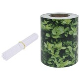 PVC Tuinscherm Groen 70x0.19m met Bladpatroon - 60% Korting