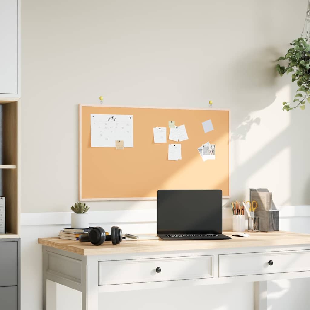 Kurkbord met houten frame 100x55 cm | 81% korting