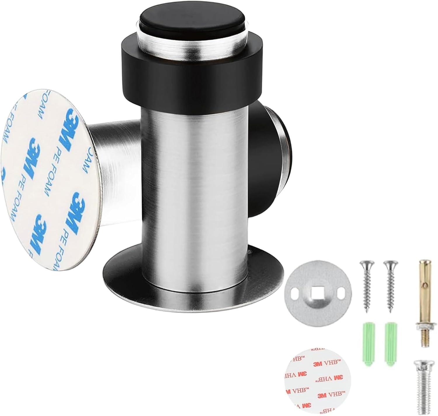 RVS Deurstopper Zilver 6cm - 48% Korting!