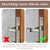 RVS Deurstopper Zilver 6cm - 48% Korting!