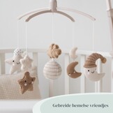Baby Muziekmobiel met Gebreide Figuurtjes - 36% Korting!