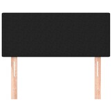 Zwart Hoofdbord Stof 80x5x78/88 cm - 62% Korting