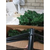 Smalle Kunstkerstboom 240 cm PVC Groen met Standaard - 78% Korting