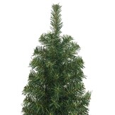 Smalle Kunstkerstboom 240 cm PVC Groen met Standaard - 78% Korting