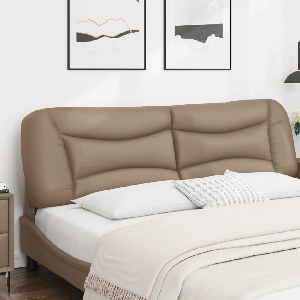 vidaXL Hoofdbordkussen Cappuccino 180cm Kunstleer - 71% Korting!