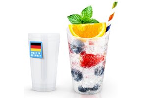 Herbruikbare Partybekers 50x 0,4L Transparant - 42% Korting!