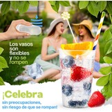 50 Herbruikbare Drinkbekers 0,4L Transparant Kunststof | Onbreekbaar & Vaatwasmachinebestendig