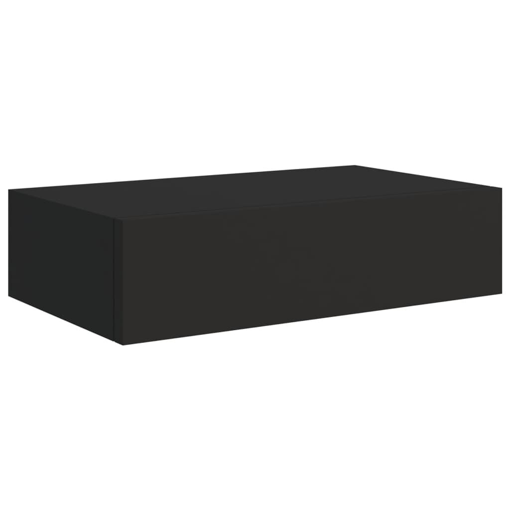 vidaXL Zwart Wandschap met Lade 40cm - 59% Korting!