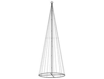 vidaXL Kegelkerstboom 732 LED's Blauw 160x500 cm - 60% Korting!