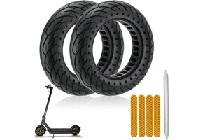 Scooterbanden Massief Rubber 10" (2x) - 36% Korting