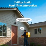 Draadloze Buitencamera met Zonnepaneel, 2K Resolutie, 360° Pan/Tilt, PIR Alarm, Kleur Nachtzicht & IP65 Waterdicht