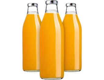 Glazen Sapflessen 1L (3 stuks) - 33% Korting!