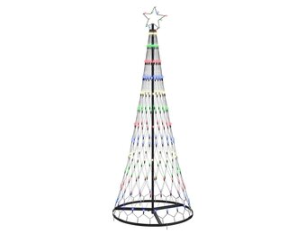 VidaXL LED Kerstboom Multikleur 184.5 cm - 68% Korting
