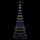 VidaXL LED Kerstboom Multikleur 184.5 cm - 68% Korting