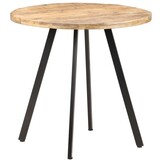 VidaXL Eettafel Ruw Mangohout 80cm - 41% Korting!
