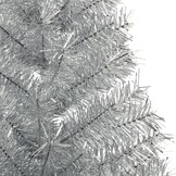 Zilveren Halve Kunstkerstboom (180cm) - 52% Korting!