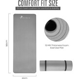 Yogamat Antislip 10mm NBR Foam - 180x60cm - 34% Korting