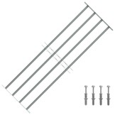 vidaXL Raambeveiliging 1000-1500mm - 60% Korting