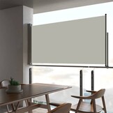 Uittrekbaar Tuinscherm 80x300 cm Crèmekleurig - 55% Korting!