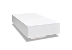 Moderne Salontafel Hoogglans Wit - 75% Korting!