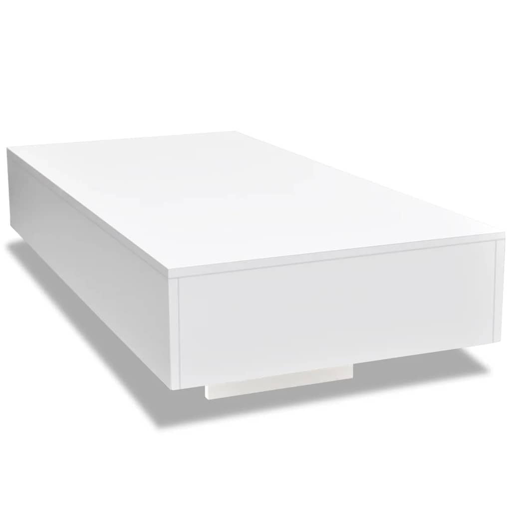 Moderne Salontafel Hoogglans Wit - 75% Korting!