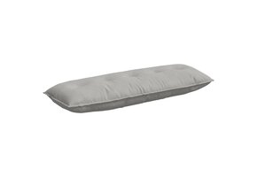 Lichtgrijs Rugkussen 140x50 cm - Microvezel - 58% Korting
