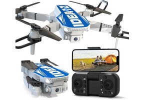 Mini Drone Blauw met 1080P Camera & 270° Obstakeldetectie - 40% Korting!