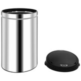 VidaXL Prullenbak Sensor 40L RVS - 64% Korting!