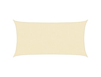 VidaXL Zonnezeil Crème 2,5x4,5m - 74% Korting!