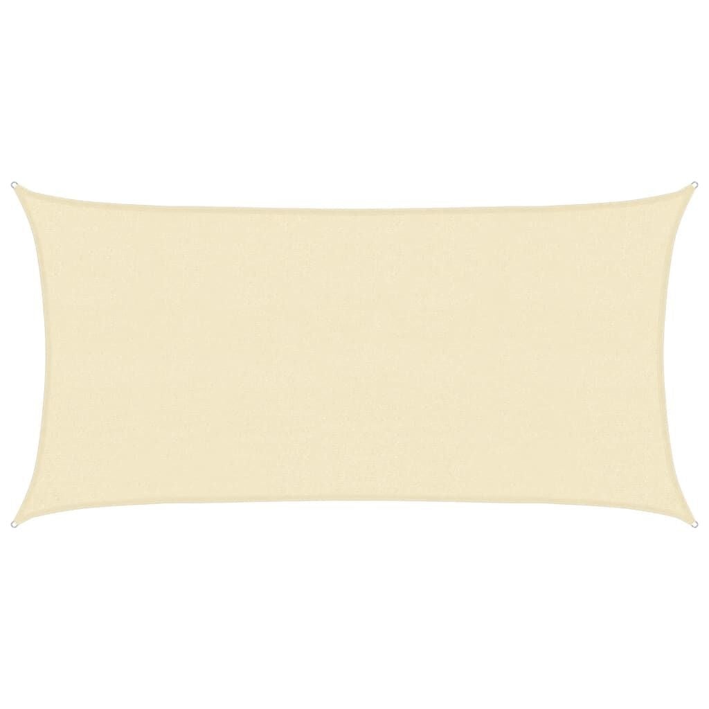 VidaXL Zonnezeil Crème 2,5x4,5m - 74% Korting!