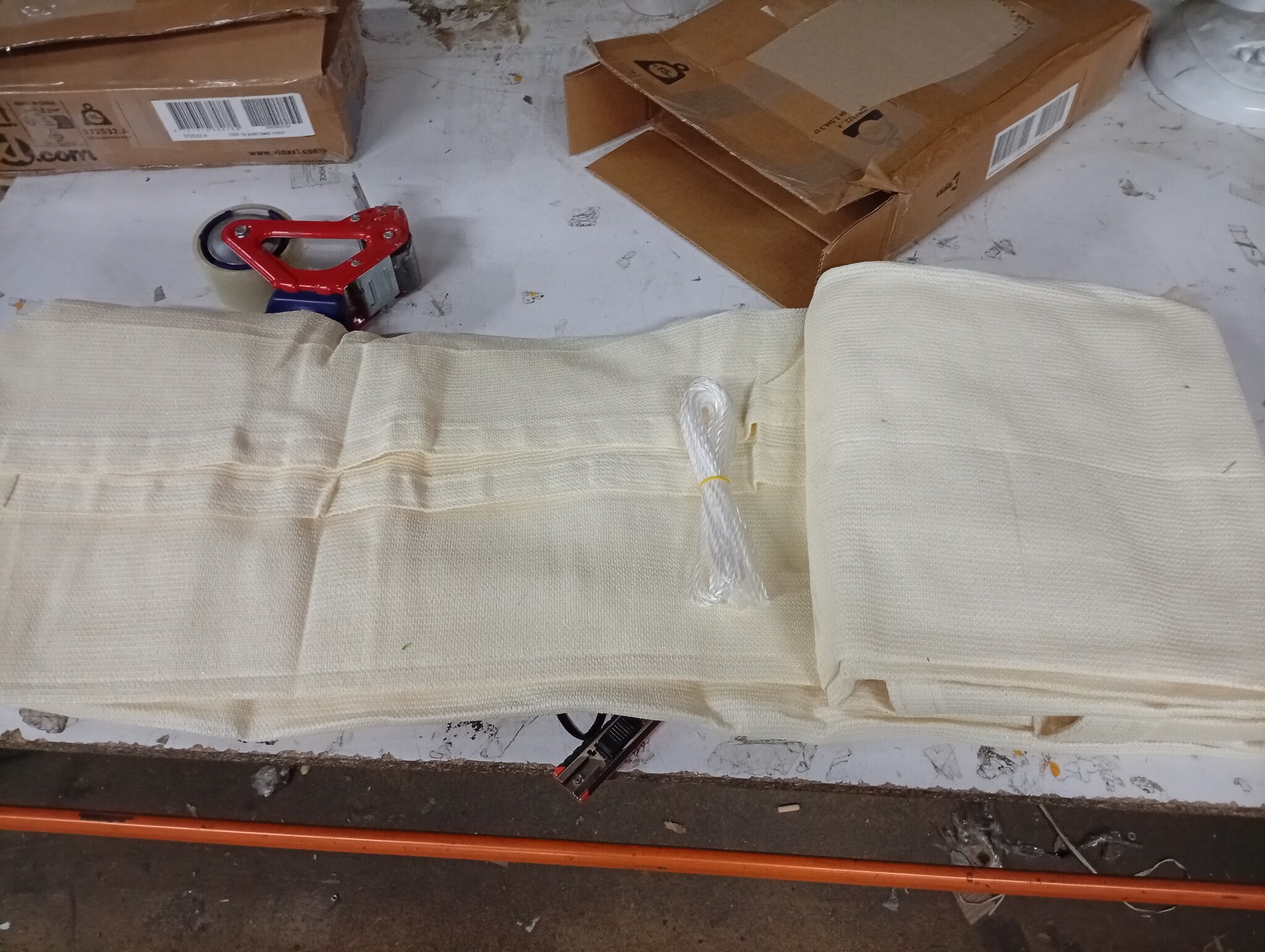 VidaXL Zonnezeil Crème 2,5x4,5m - 74% Korting!