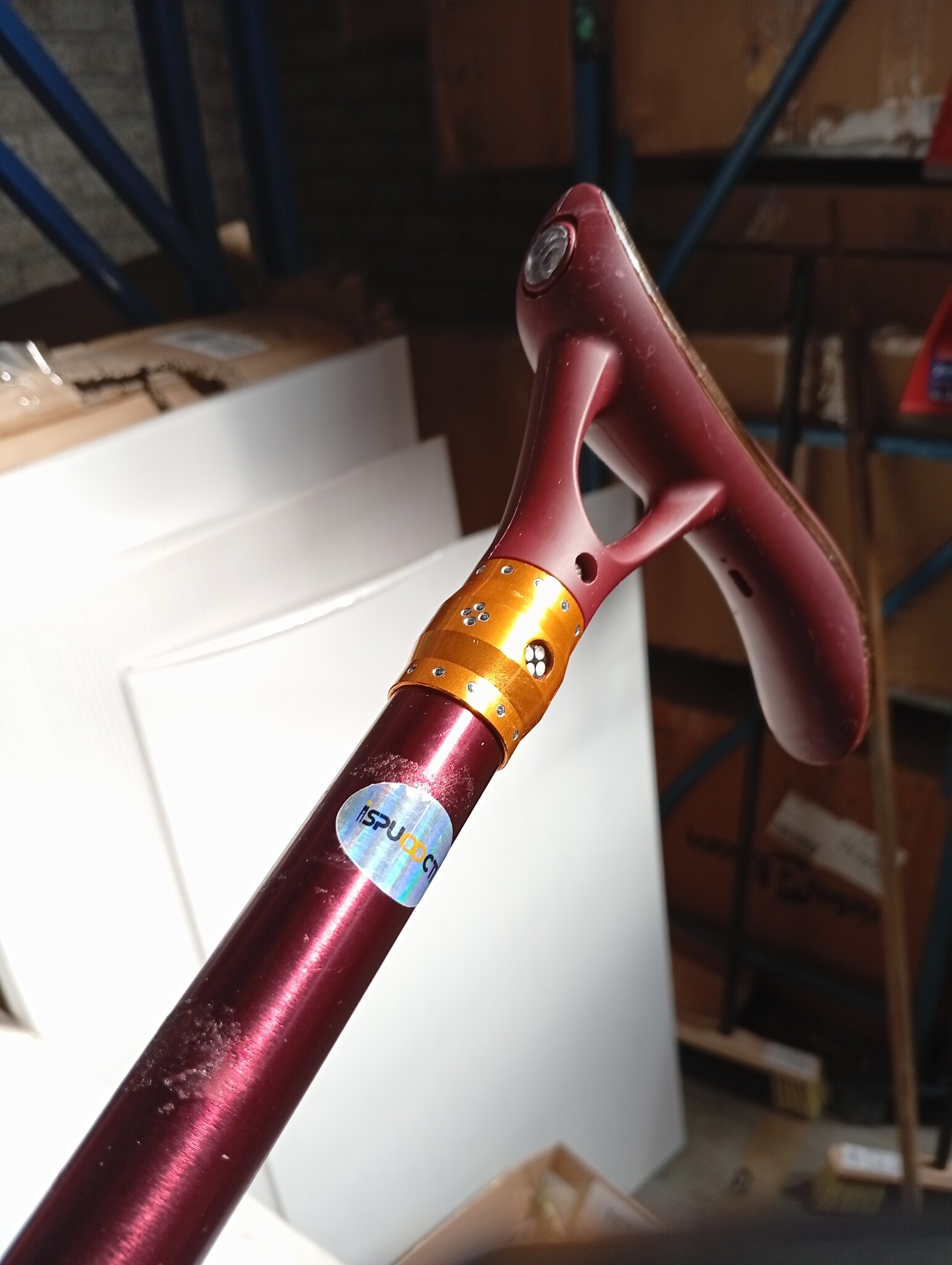 Multifunctionele wandelstok met alarm & LED-verlichting, 3 verwisselbare bases, voor heren, dames & senioren