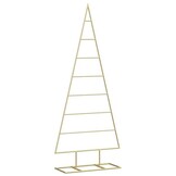 Metalen Kerstboom Goud 125 cm - 76% Korting!