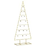 Metalen Kerstboom Goud 125 cm - 76% Korting!