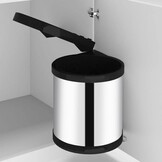 vidaXL Keukenvuilnisbak Inbouw 8L RVS - 61% Korting
